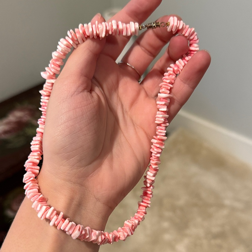 Pink Shell Necklace